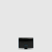 Portacarte di credito MagSafe® Blue Square in pelle Piquadro