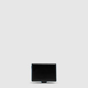 Portacarte di credito MagSafe® Blue Square in pelle Piquadro
