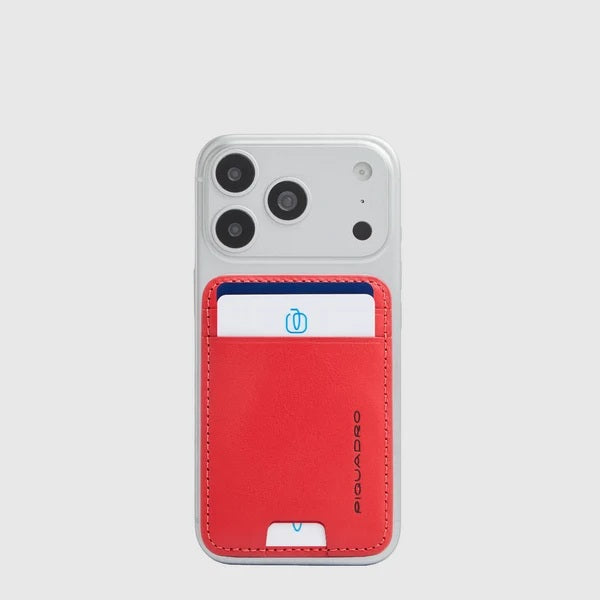 Portacarte di credito MagSafe® in pelle Piquadro