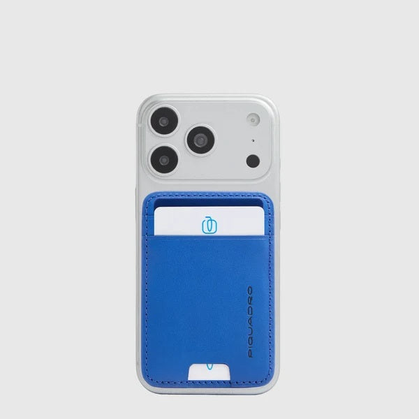 Portacarte di credito MagSafe® in pelle Piquadro