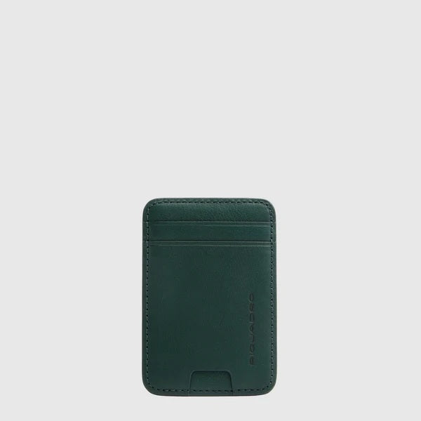 Portacarte di credito MagSafe® in pelle Piquadro