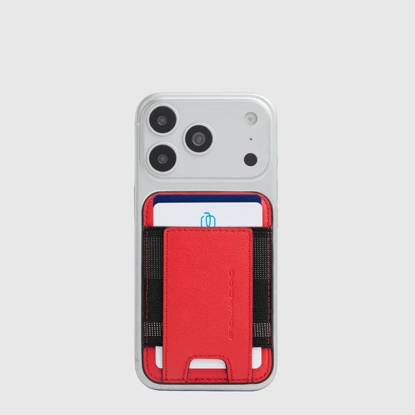 Portacarte di credito MagSafe® in pelle Piquadro