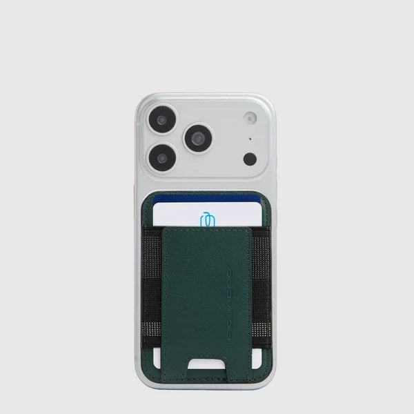 Portacarte di credito MagSafe® in pelle Piquadro