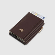 Portacarte di credito Circle in pelle Piquadro