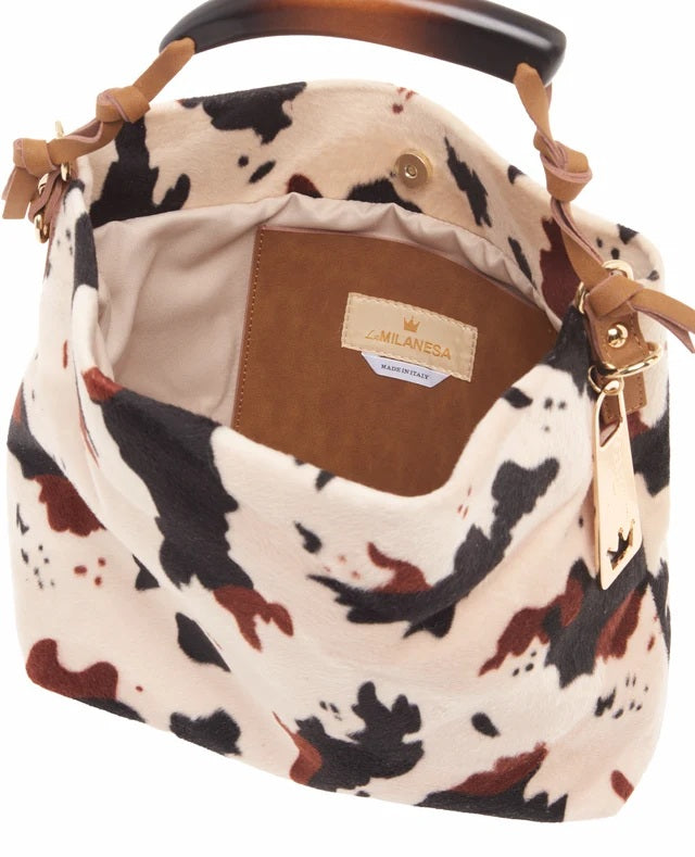 Borsa a spalla Amanda in tessuto LaMilanesa