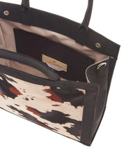 Borsa a mano Gloria in ecopelle e tessuto fantasia LaMilanesa
