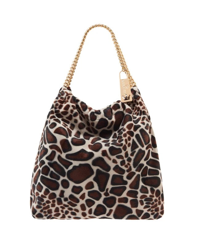 LaMilanesa Fabiola patterned fabric shoulder bag