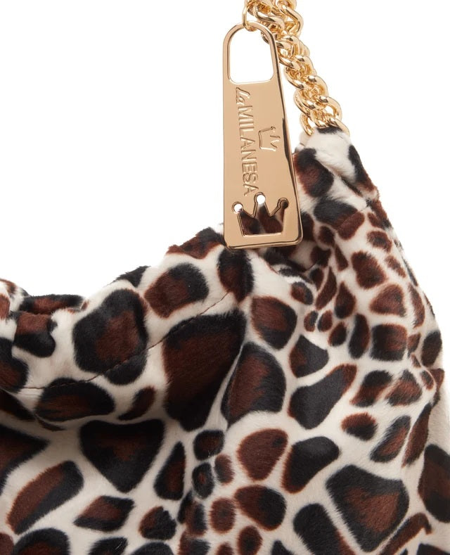 LaMilanesa Fabiola patterned fabric shoulder bag