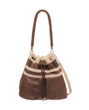 Borsa a spalla Lucile in eco montone LaMilanesa