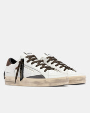 Sneakers Skate Oak Smoke in pelle Crime London