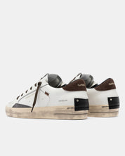 Sneakers Skate Oak Smoke in pelle Crime London