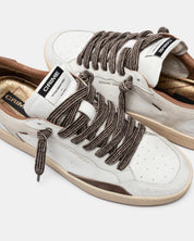 Cool Brown Chelsea sneakers in Crime London leather