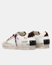 Sneakers Skate Pink Rodeo in pelle Crime London