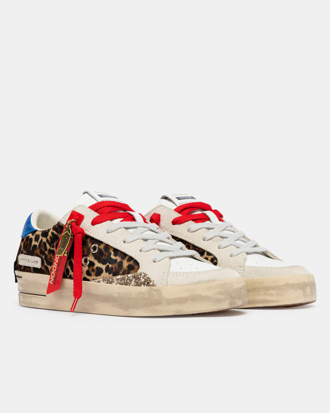 Sneakers Skate Cheetah Pop in cavallino Crime London