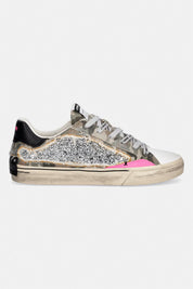Sneakers Distressed in pelle e tessuto Crime London