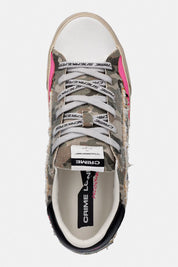 Sneakers Distressed in pelle e tessuto Crime London
