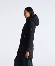 Dekker River coat in contrasting dual materials