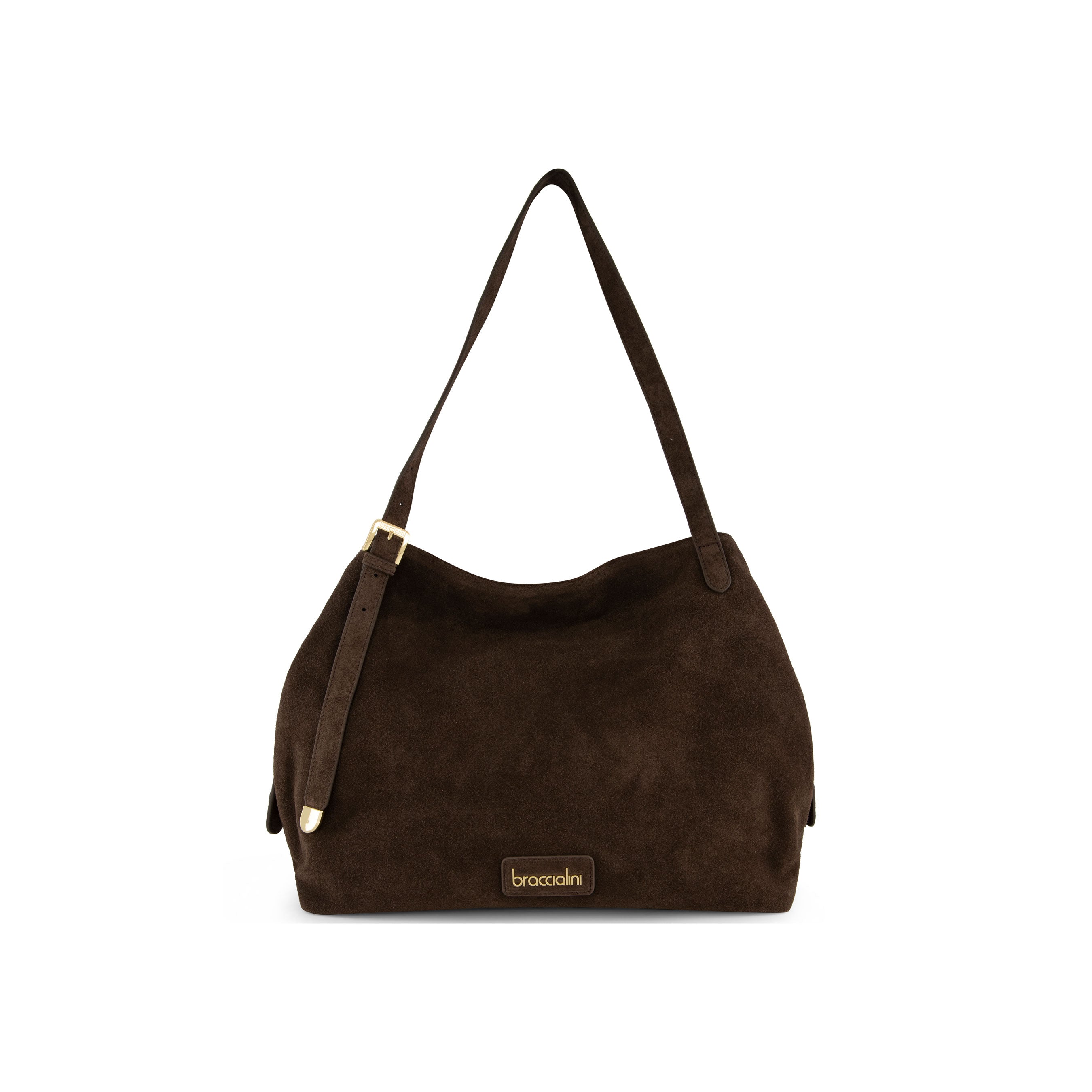 Borsa a spalla Sara in camoscio Braccialini