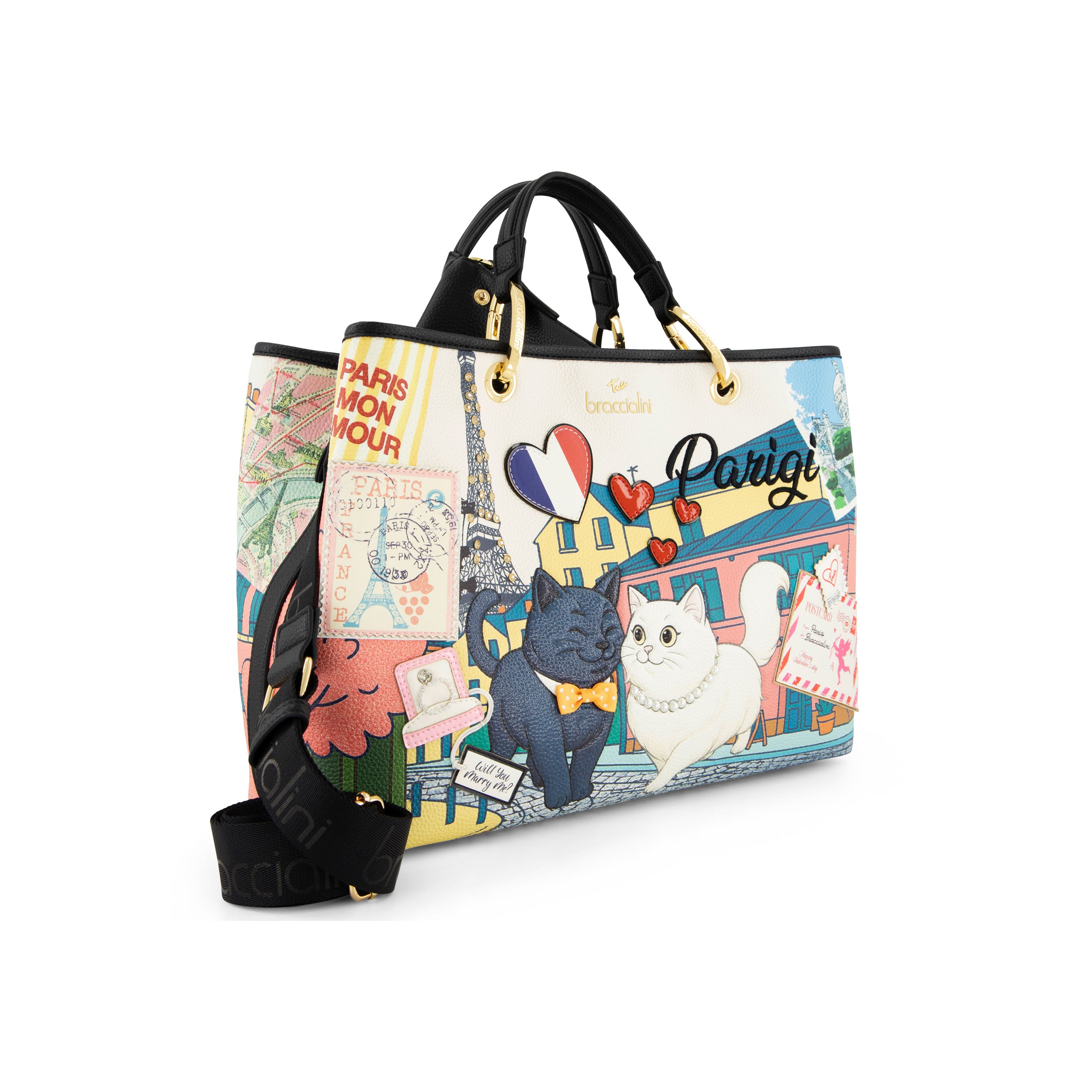 Borsa a mano Cartoline Braccialini