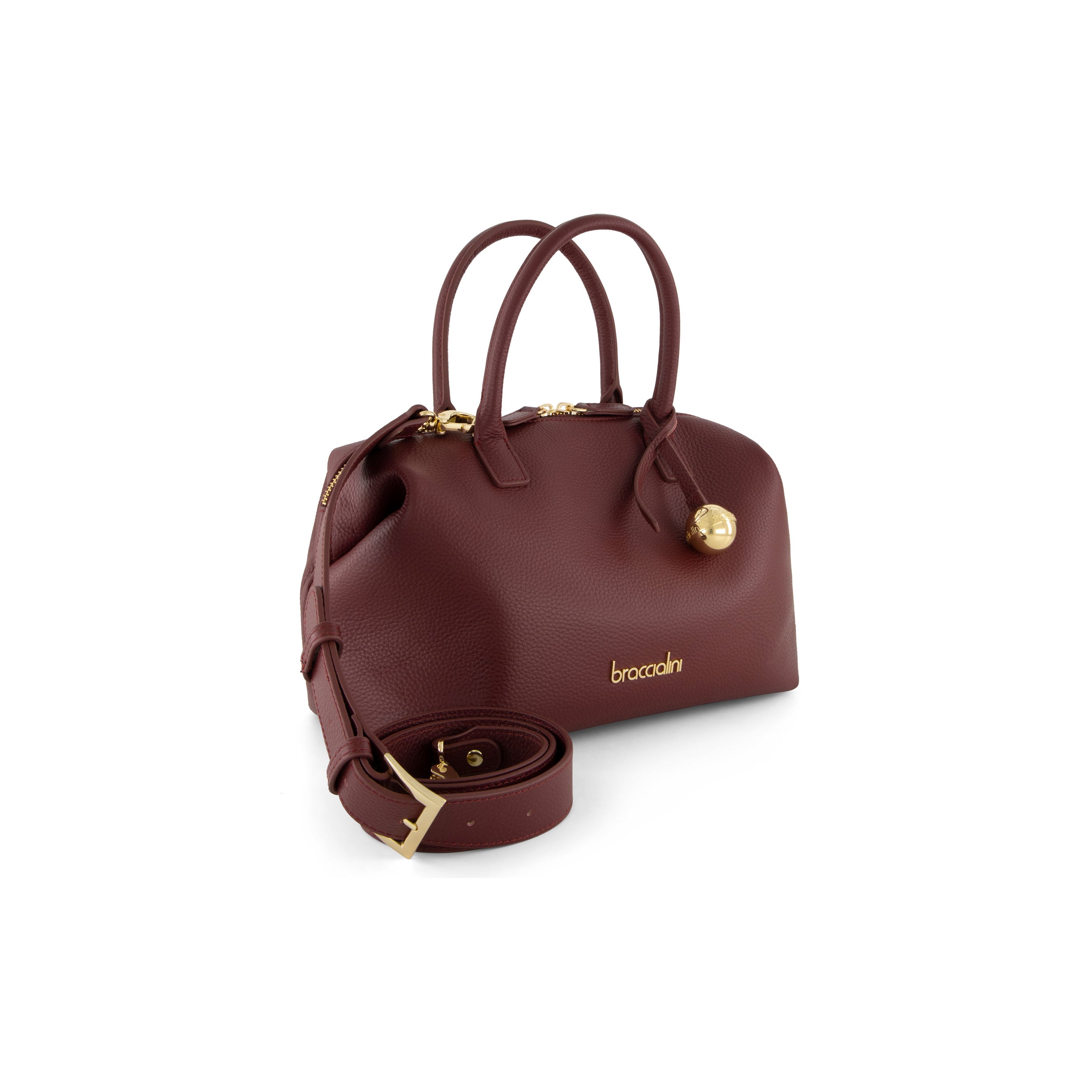 Borsa a mano Ariel in pelle Braccialini