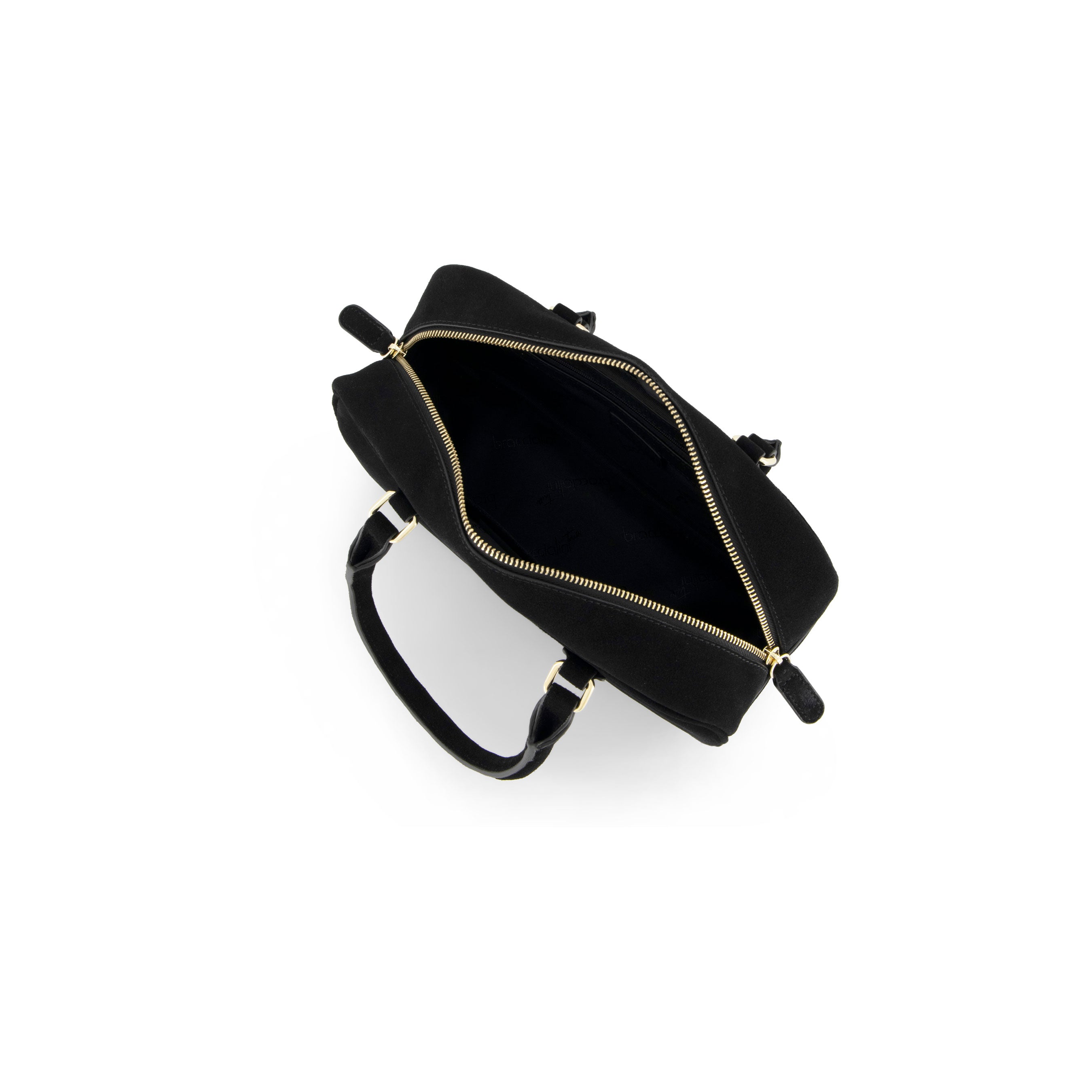 Braccialini Sara suede handbag