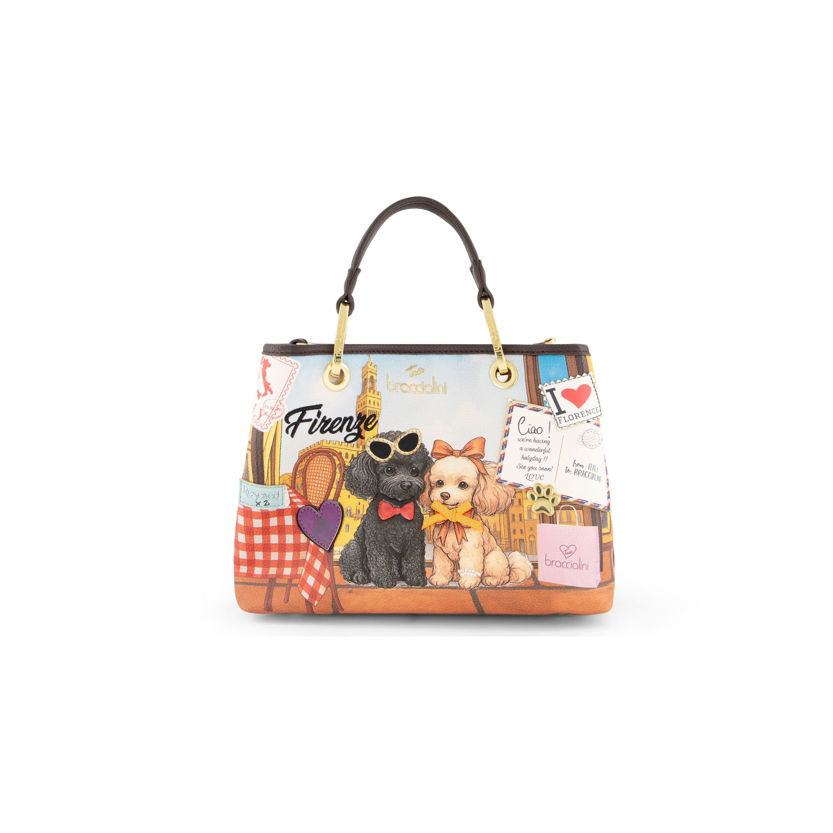 Braccialini Cartoline handbag