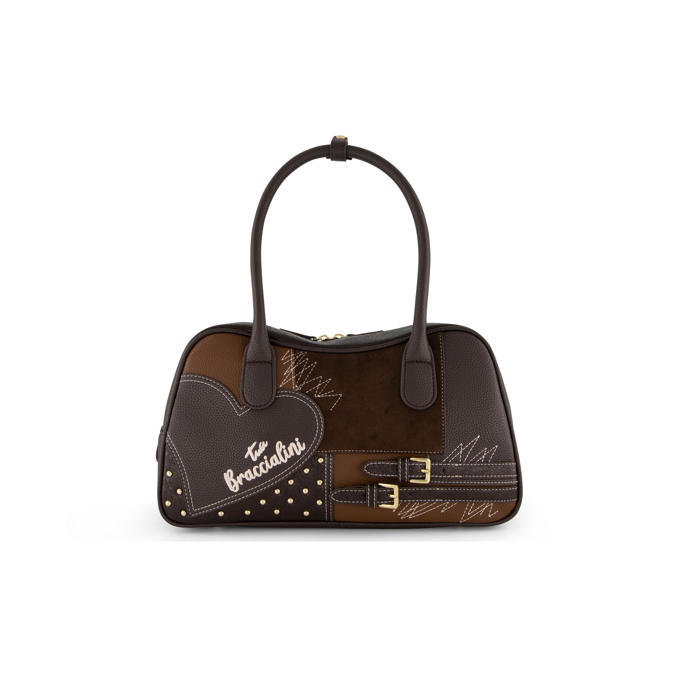 Borsa a spalla Amy Patchwork Braccialini