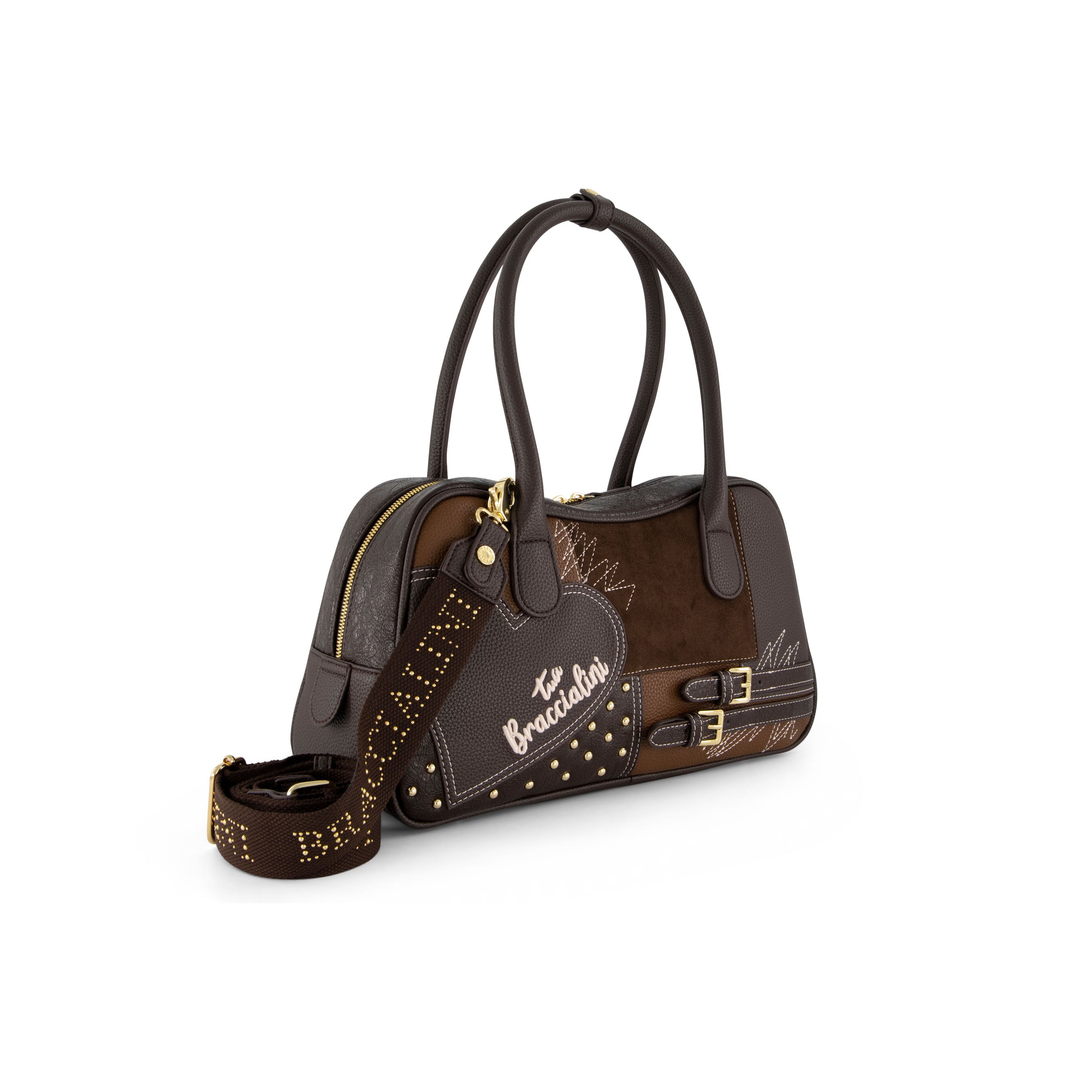 Borsa a spalla Amy Patchwork Braccialini