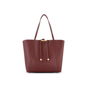 Braccialini Leather Double Shopper Bag