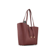 Braccialini Leather Double Shopper Bag