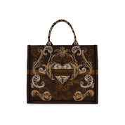 Borsa a mano Queen in tessuto Braccialini