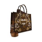 Borsa a mano Queen in tessuto Braccialini