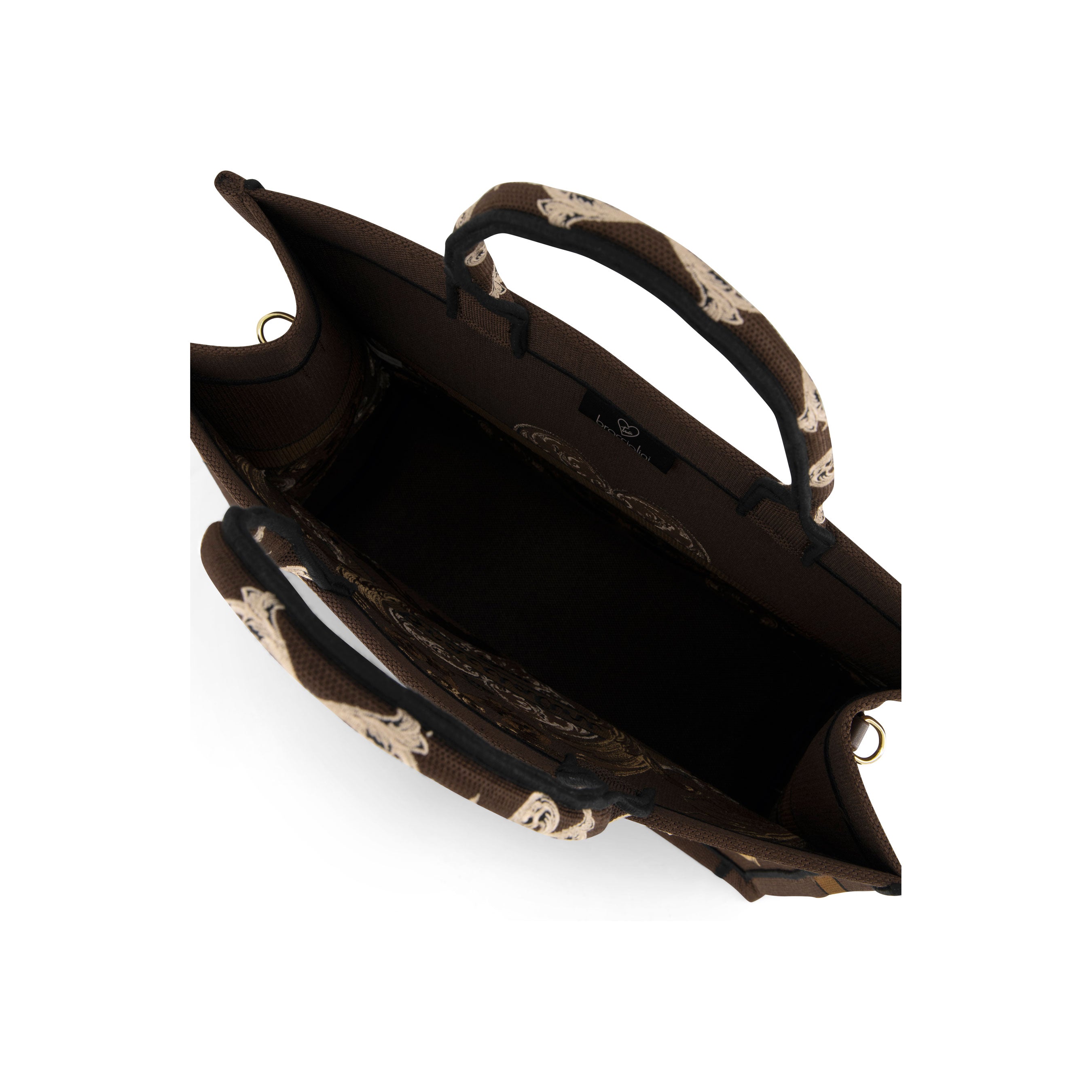 Borsa a mano Queen in tessuto Braccialini