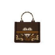 Borsa a mano Queen in tessuto Braccialini