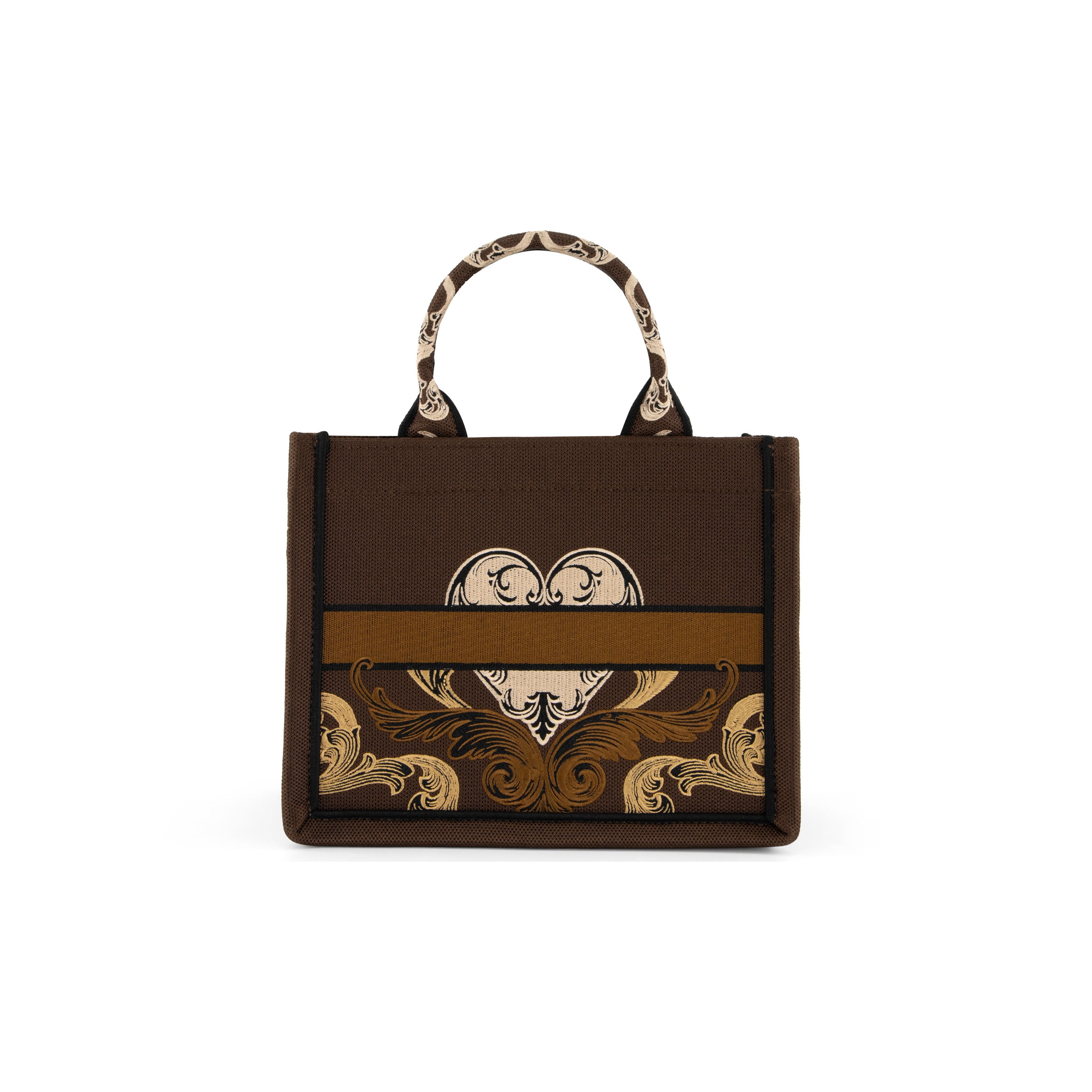 Borsa a mano Queen in tessuto Braccialini