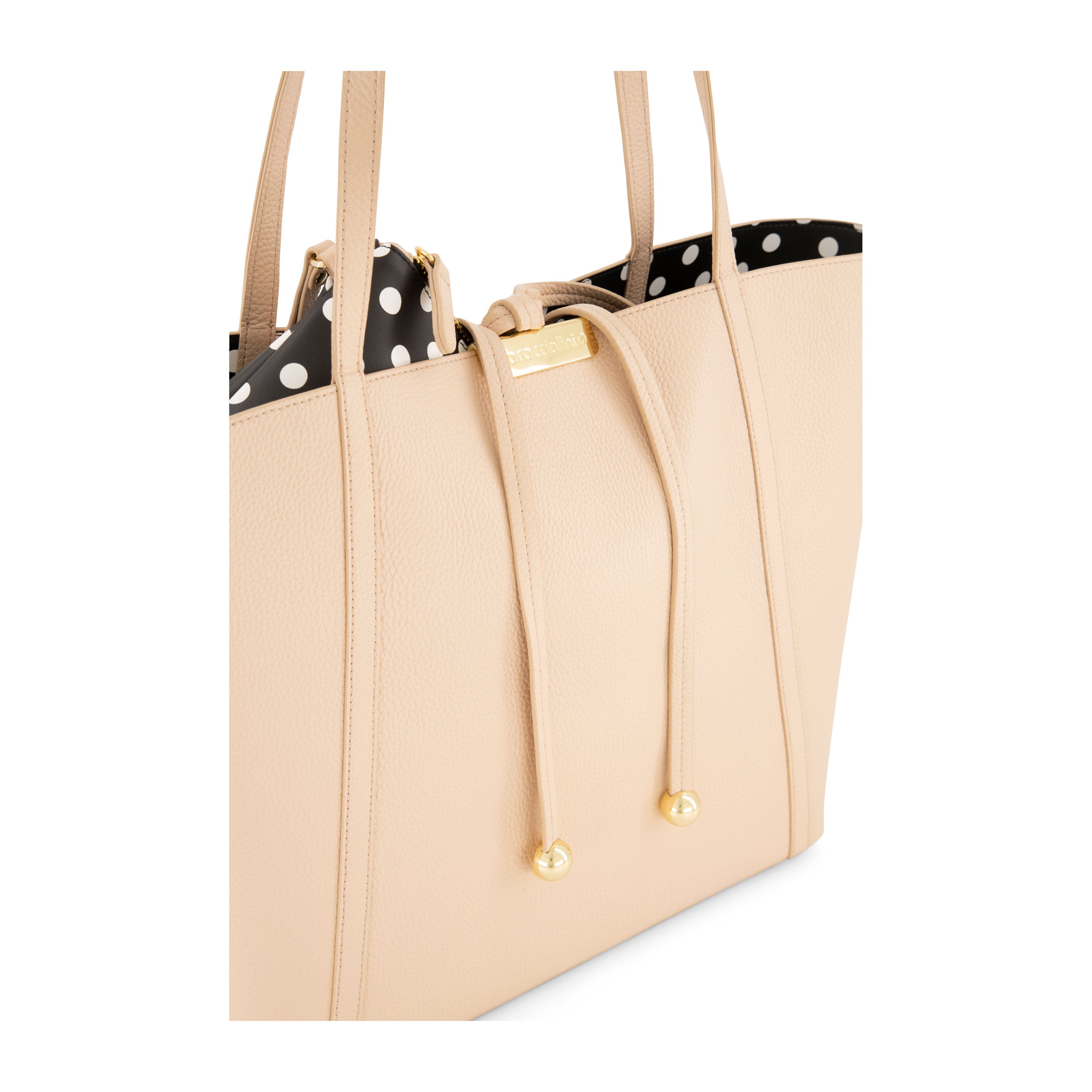 Borsa Shopper Double in pelle Braccialini
