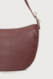 Patrizia Pepe large New Moon leather shoulder bag