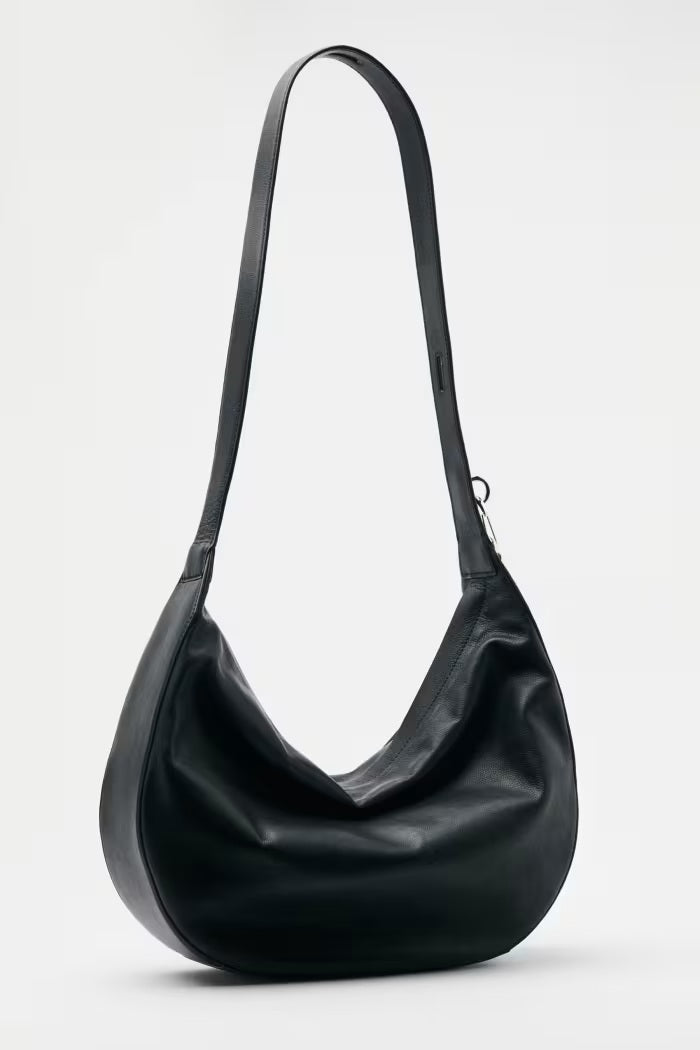 Patrizia Pepe large New Moon leather shoulder bag
