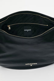 Patrizia Pepe large New Moon leather shoulder bag