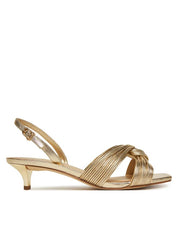 Michael Kors Alessia kitten sandal for women, stylish open-toe sandal with a sleek design and ankle strap.