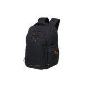 Unisex American Tourister At Work Nxt 14-inch backpack with multiple compartments and padded straps for comfortable carrying.