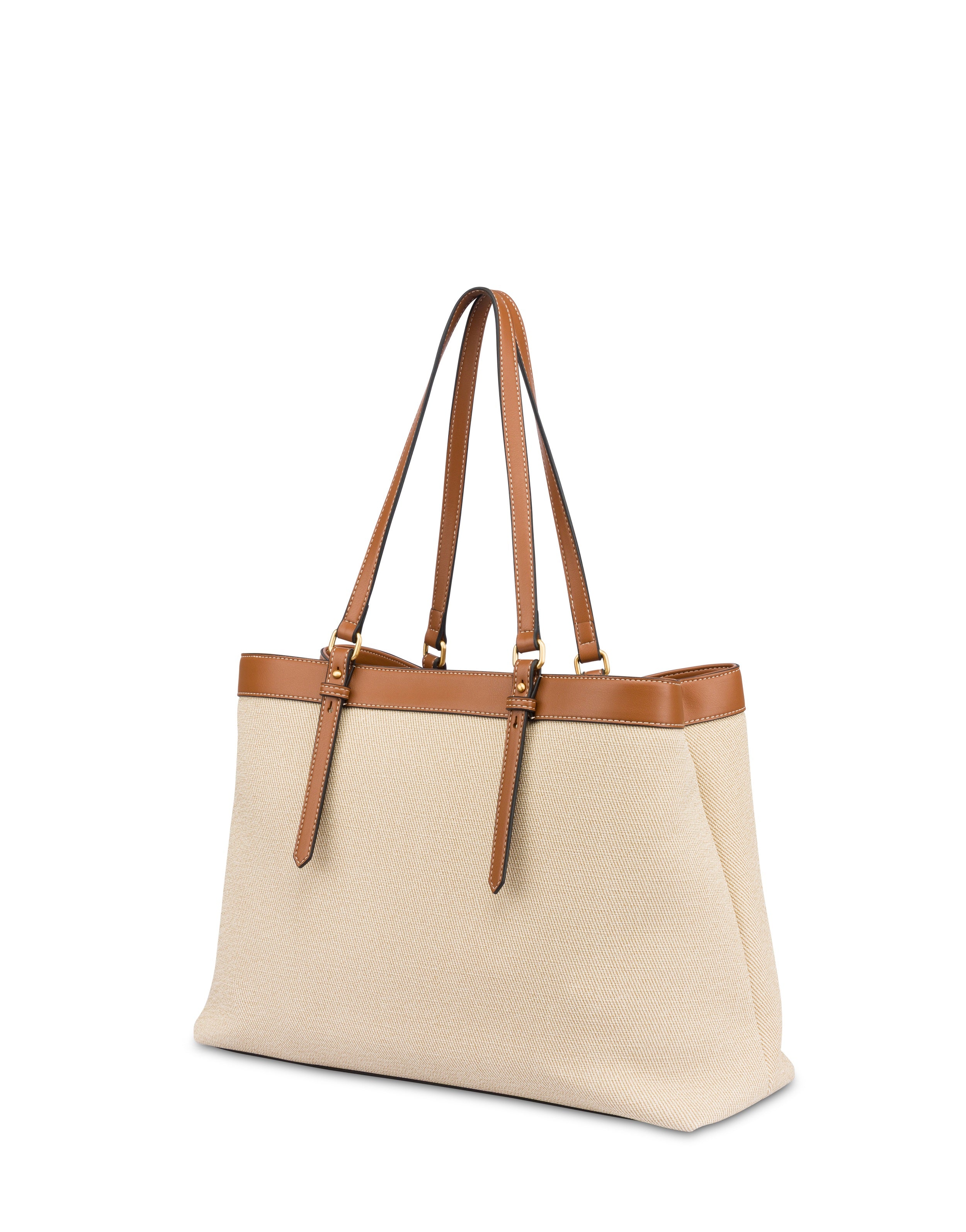 Big Double Handle Drop Bag Canvas Pollini - MYLILLY