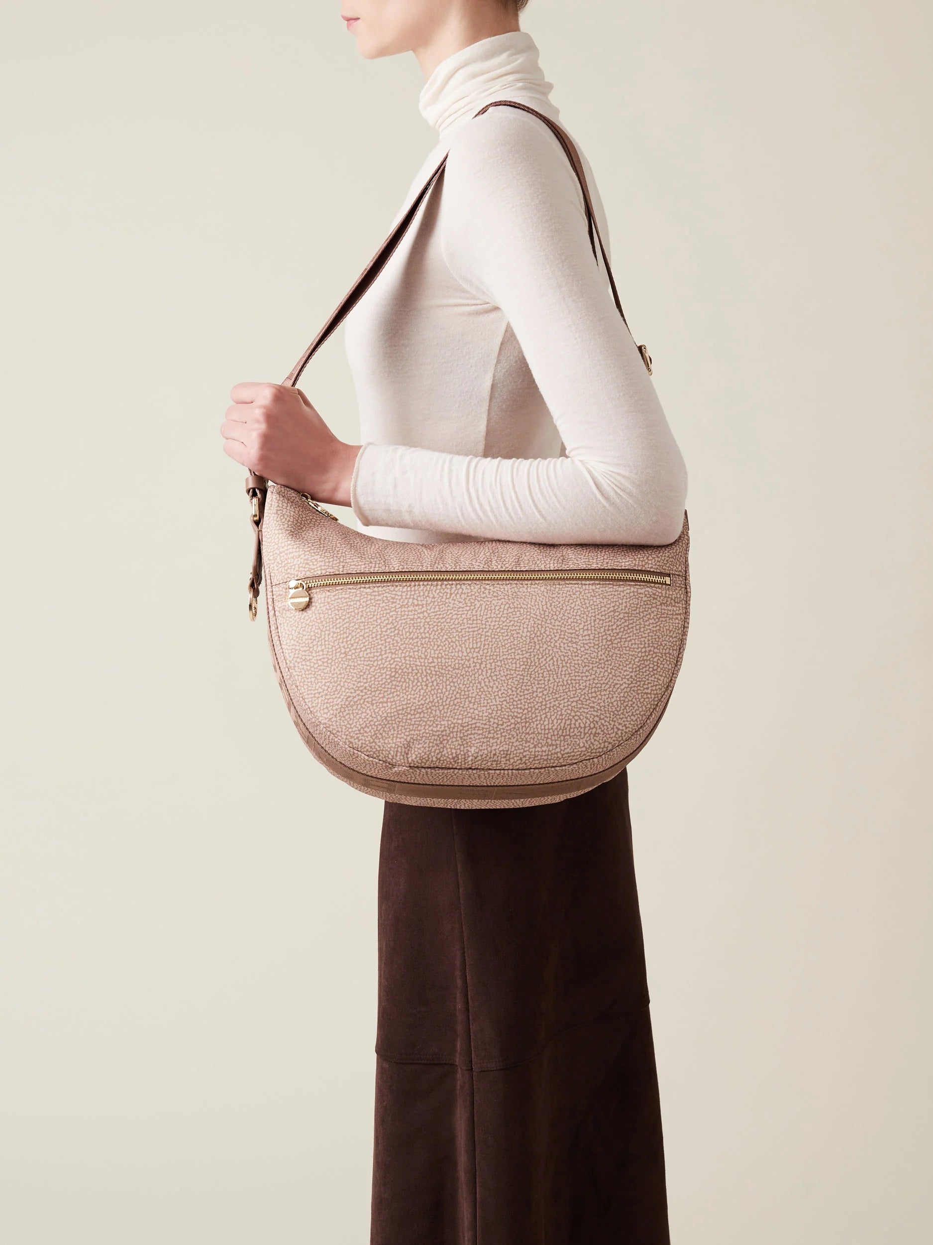 Luna Bag Middle Eco Line Borbonese - MYLILLY