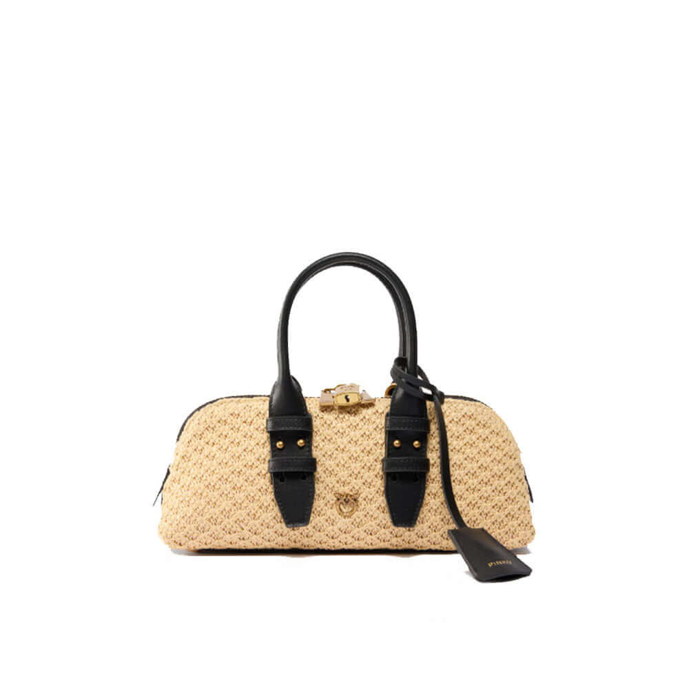 Borsa a mano Bowling in rafia Pinko - MYLILLY