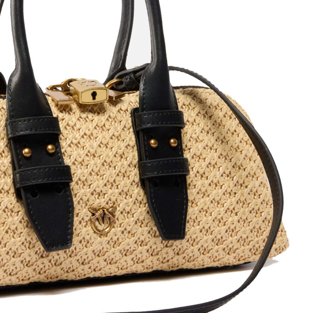 Borsa a mano Bowling in rafia Pinko - MYLILLY