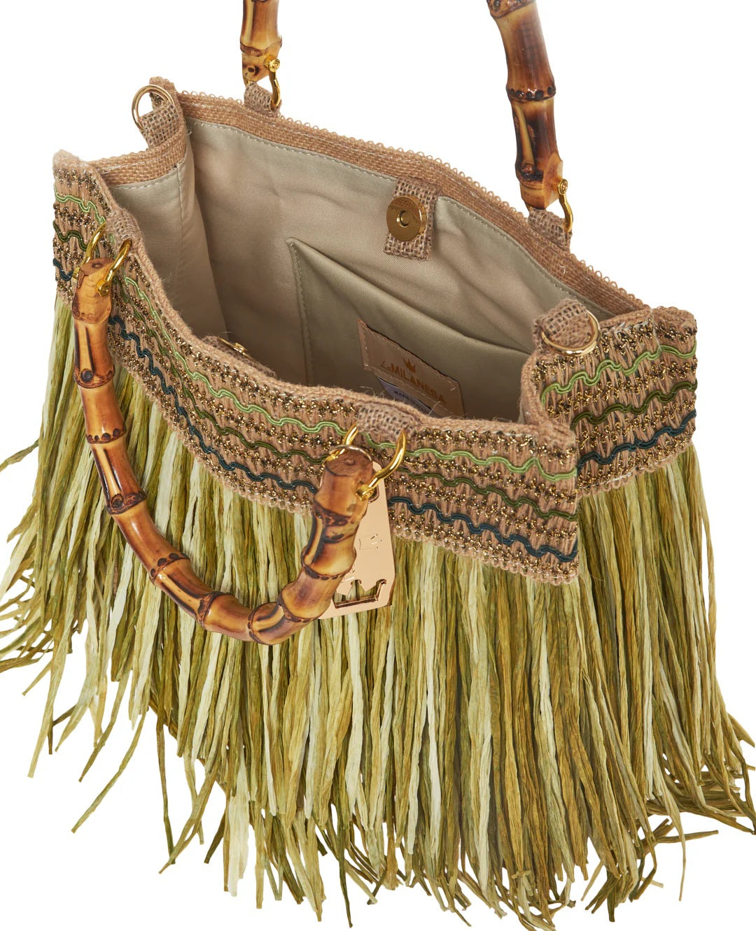 Medium Calla handbag by LaMilanesa, stylish women's hand purse with elegant design and structured shape.
