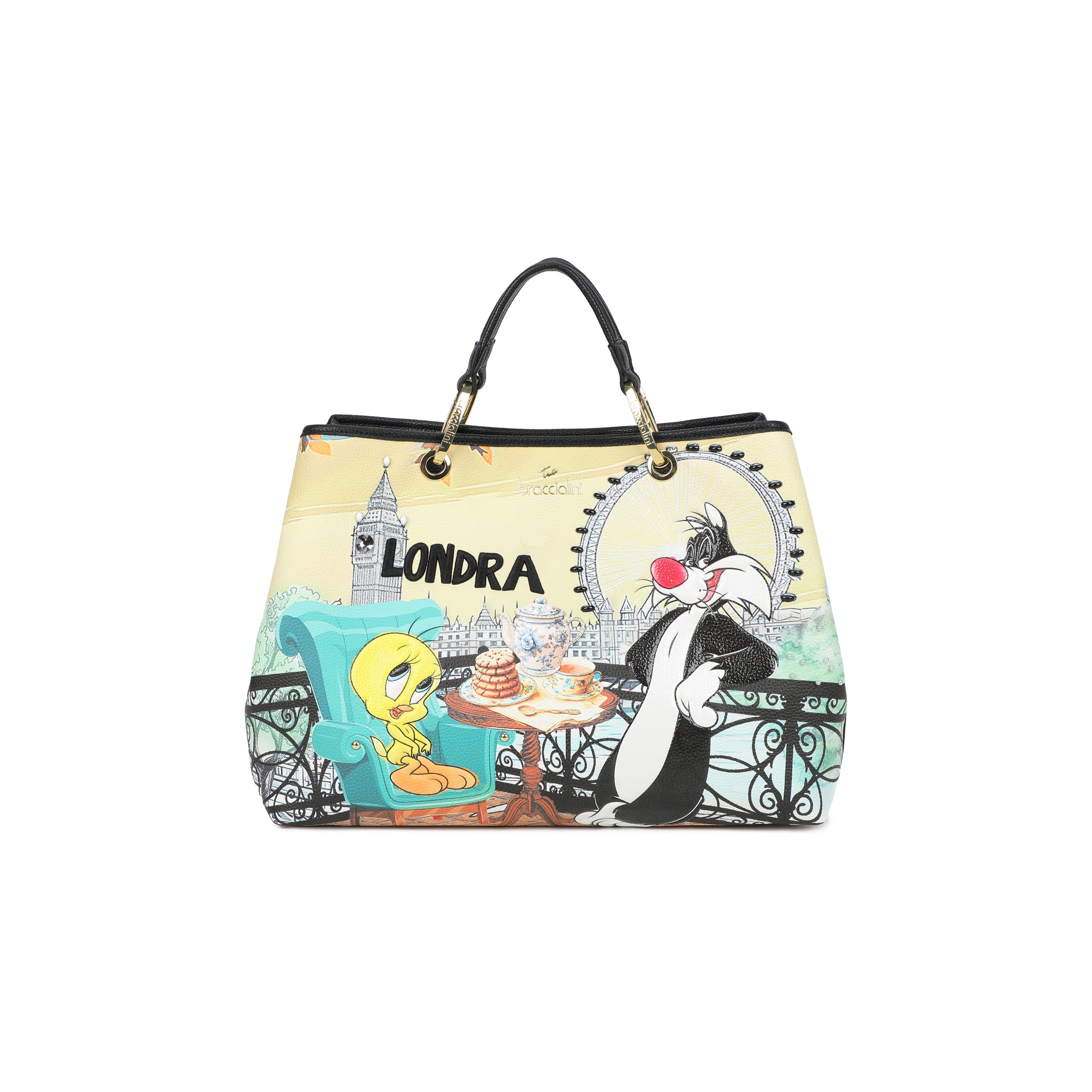 Borsa a mano Cartoline Looney Tunes Braccialini - MYLILLY