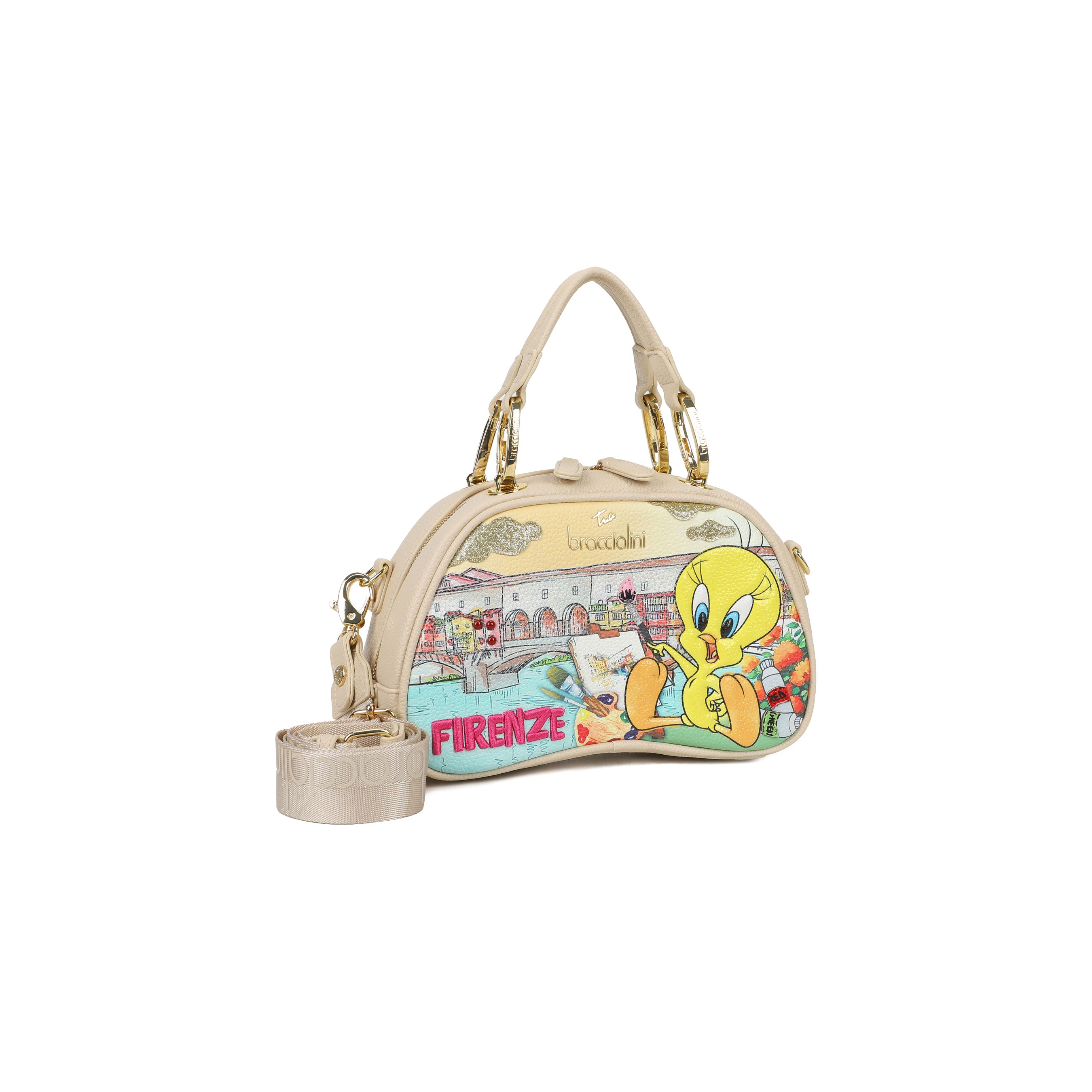 Borsa a mano Cartoline Looney Tunes Braccialini - MYLILLY