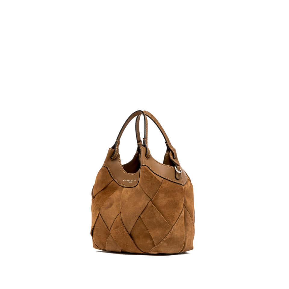 Elegant Gianni Chiarini Dua women's handbag with top handle, crafted in stylish leather for sophisticated accessory.