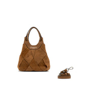 Elegant female hand-held bag by Gianni Chiarini, Dua model, featuring sleek design and soft leather for stylish everyday use.